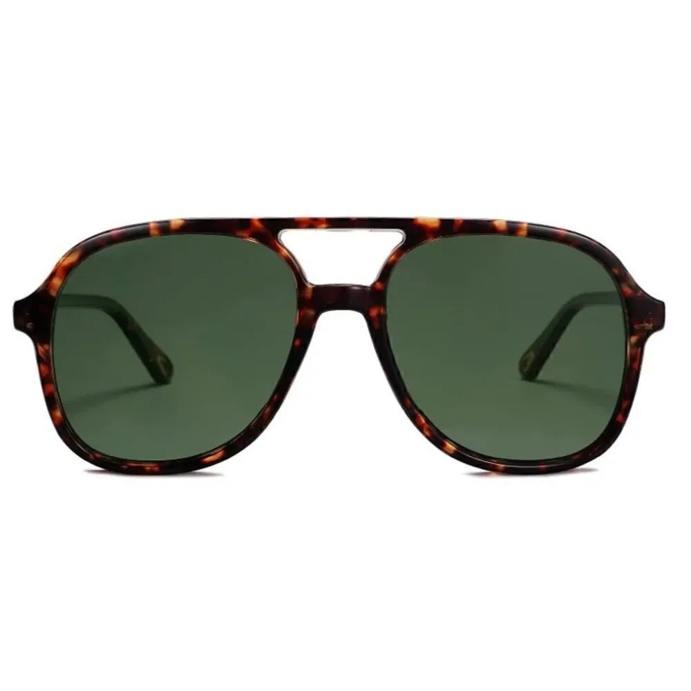 Retro Aviator Sunglasses - Picture 2 of 3